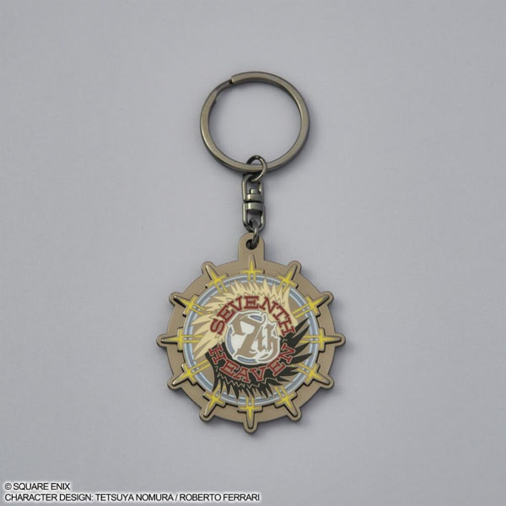Final Fantasy VII Rebirth Metal Keychain Seventh Heaven